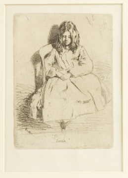 James McNeil Whistler (1843-1903) "Annie Seated"